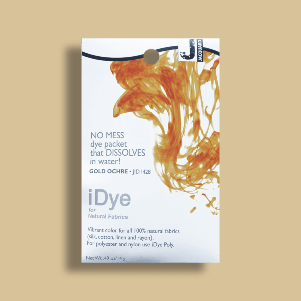 iDye (Natural) Gold Ochre – Textielverf voor natuurlijke stoffen