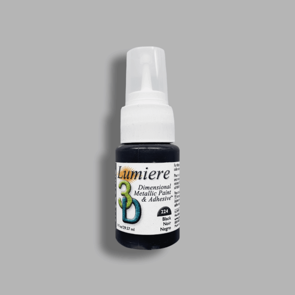 Lumiere 3D metallic paint 29.5ml - Black