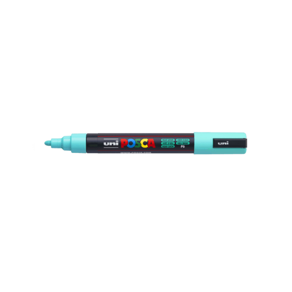 Uni Posca verfmarker PC-5M Medium punt – Losse stift - Aqua Green (nr. P6)