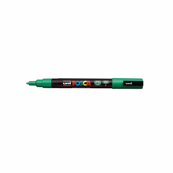 Uni Posca verfmarker PC-3M fijne punt – Losse stift - Green (nr. 6)
