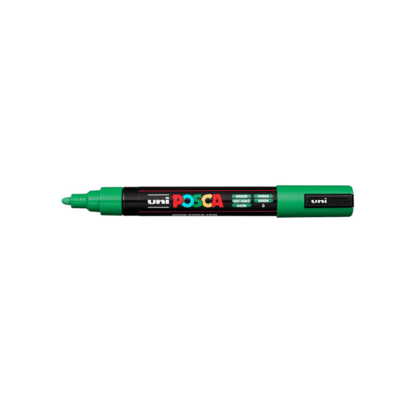 Uni Posca verfmarker PC-5M Medium punt – Losse stift - Green (nr. 6)