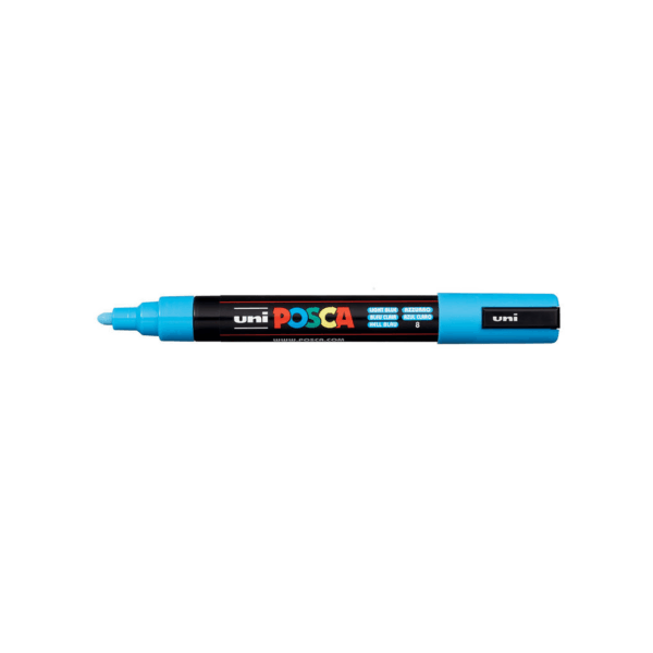 Uni Posca paint marker PC-5M Medium point – Loose marker - Light Blue (nr. 8)