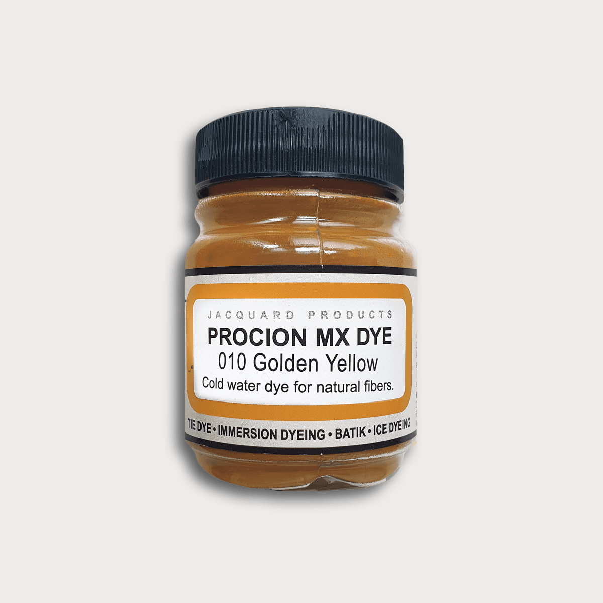 Procion MX textielverf 010 Golden Yellow – verfpoeder voor katoen en andere natuurlijke vezels