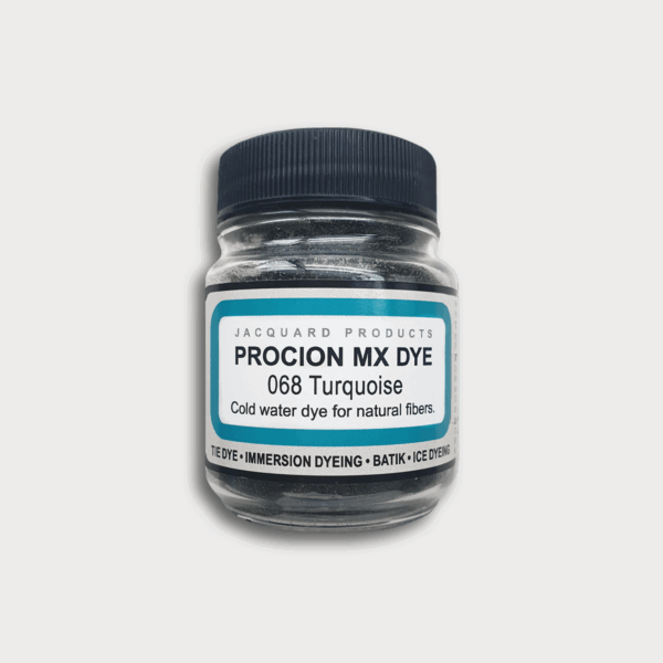 Procion MX textielverf 068 Turquoise – kleurstof voor katoen, linnen en andere natuurlijke stoffen