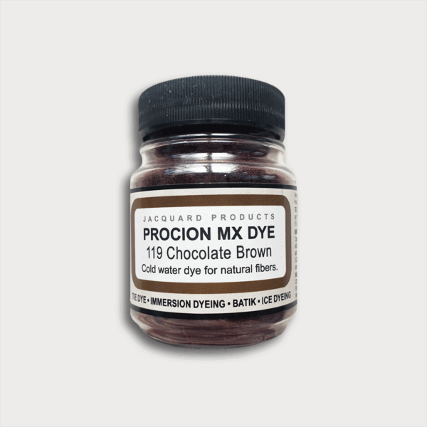 Procion MX textielverf 119 Chocolate Brown – verfpoeder voor katoen en andere natuurlijke vezels