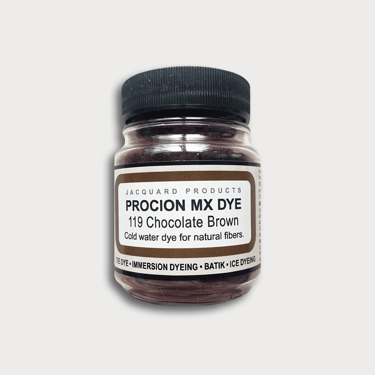 Procion MX textielverf 119 Chocolate Brown – verfpoeder voor katoen en andere natuurlijke vezels