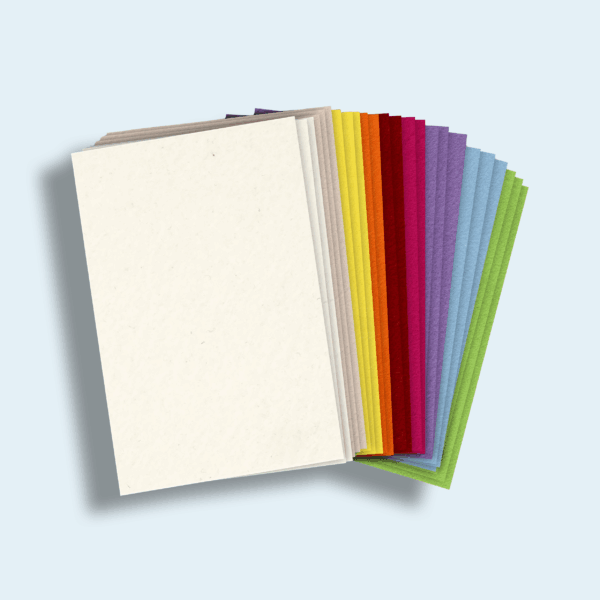 Hobbyvilt pakket Regenboog A4 24 stuks 1,5mm dik