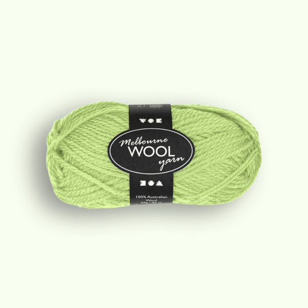 Melbourne wool - Neon Green