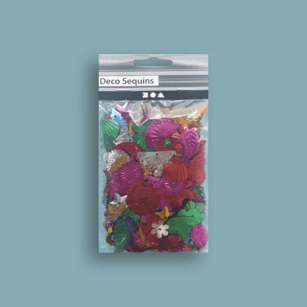 Pailletten mix 30 gram 15-45 mm
