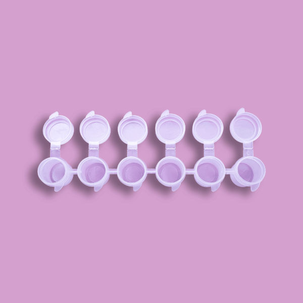 Lege Verfcups (6x5ml)