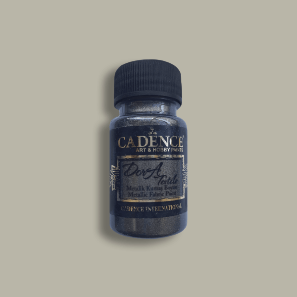 Textile Paint Metallic Cadence (50ml) - Antrachite