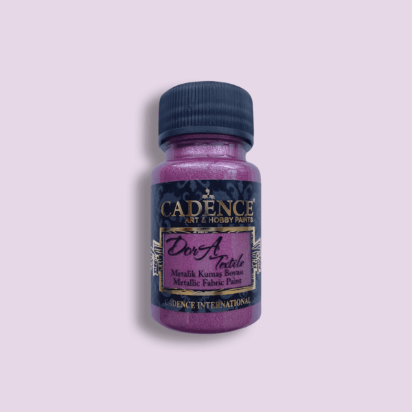 Textile Paint Metallic Cadence (50ml) - Cyclamen