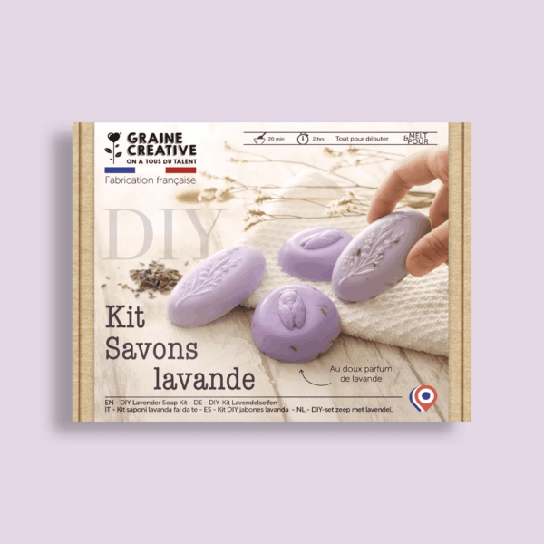 DIY set - Zeep met lavendel maken Graine Creative