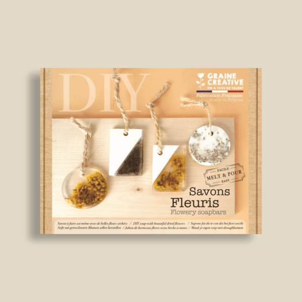 DIY set - zeep maken met droogbloemen