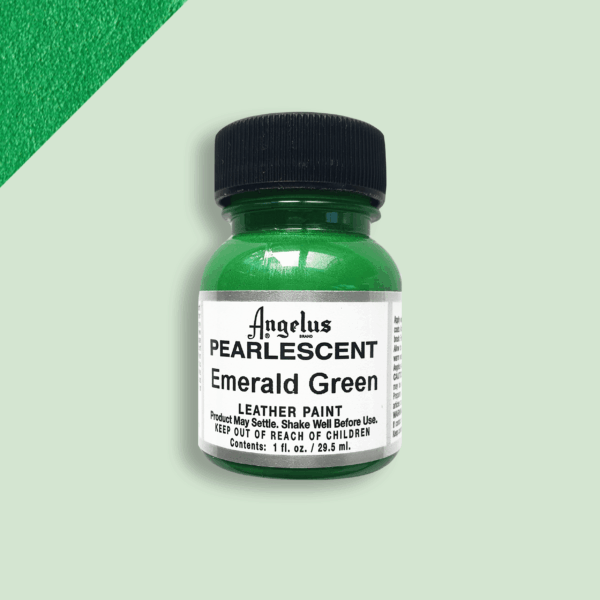 Leather paint Angelus Pearlescent - Emerald Green