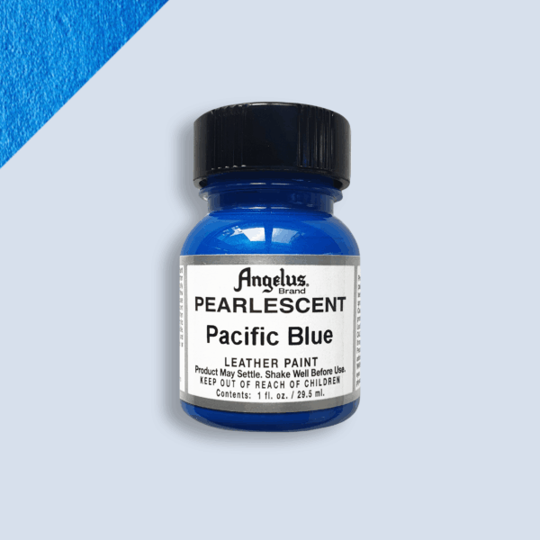 Leather paint Angelus Pearlescent - Pacific Blue