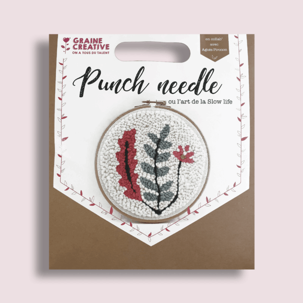 DIY Punch needle set Nature - Graine Creative