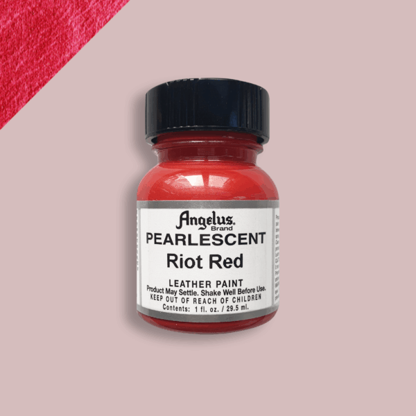 Leather paint Angelus Pearlescent - Riot Red