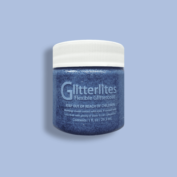 Leather paint Angelus Glitterlites - Starlite Blue