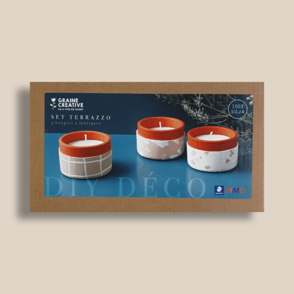 DIY set Terazzo kaarsen maken Graine Creative