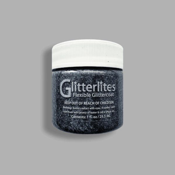 Leather paint Angelus Glitterlites - Tuxedo Black