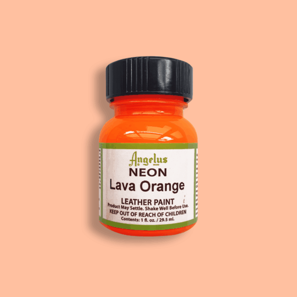 Leerverf Angelus Neon (29,5ml) - Lava Orange