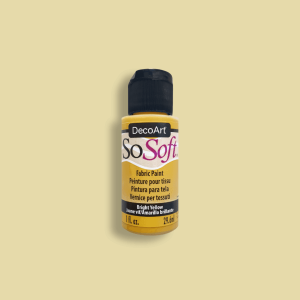 Textielverf SoSoft Acryl Fabric DecoArt (29,6ml) - Bright Yellow