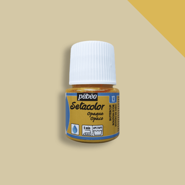 Textile Paint Setacolor Opaque Pebeo 45ml - Buttercup