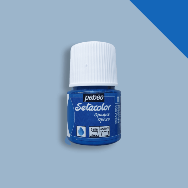 Textile Paint Setacolor Opaque Pebeo 45ml - Cobalt Blue