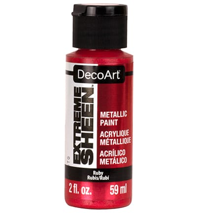 Acrylic Paint Metallic – Extreme Sheen DecoArt (59ml) - Ruby