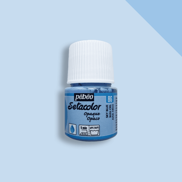 Textile Paint Setacolor Opaque Pebeo 45ml - Sky Blue