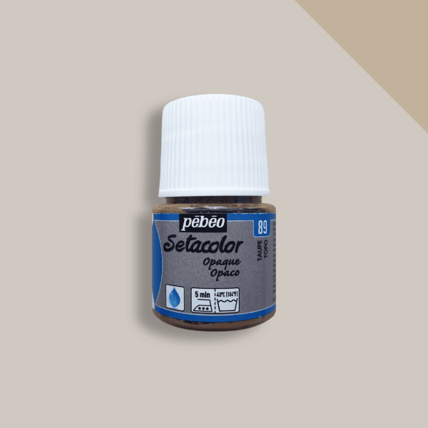 Textile Paint Setacolor Opaque Pebeo 45ml - Taupe