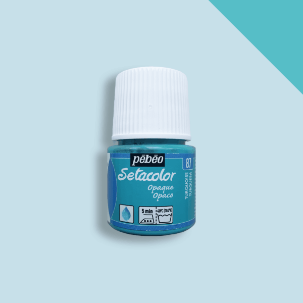 Textile Paint Setacolor Opaque Pebeo 45ml - Turquoise
