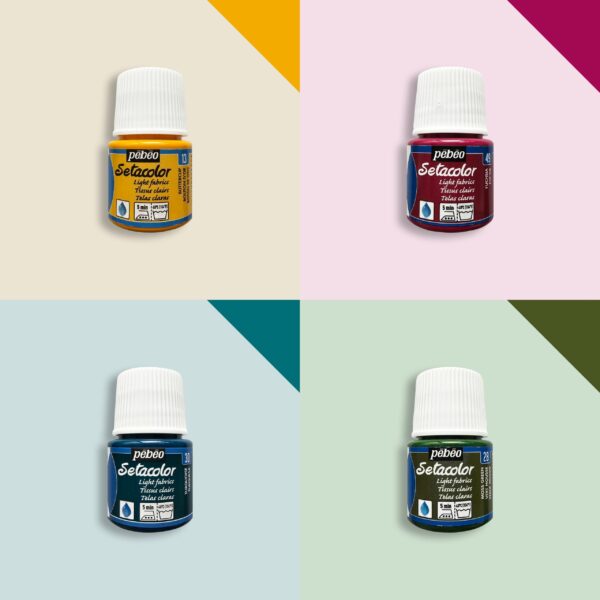 Textielverf Pebeo Setacolor Light fabrics (45ml)