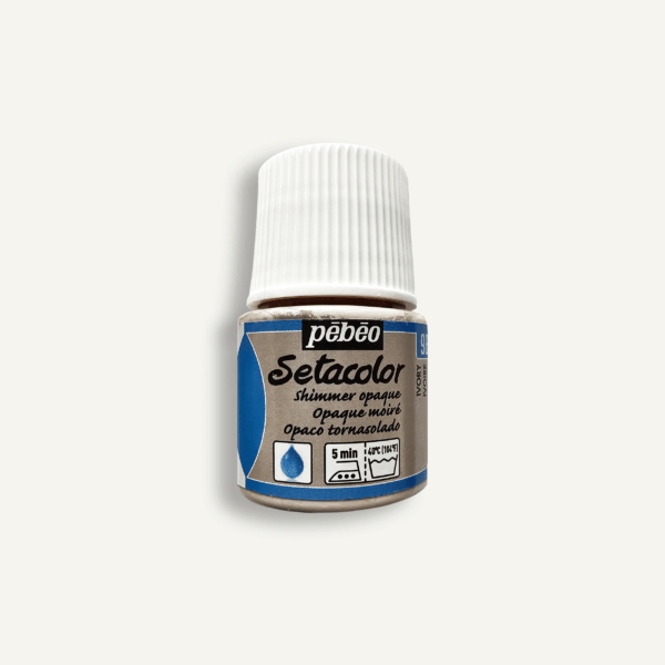 Textielverf Pebeo Setacolor Shimmer Opaque (45ml) - Ivory