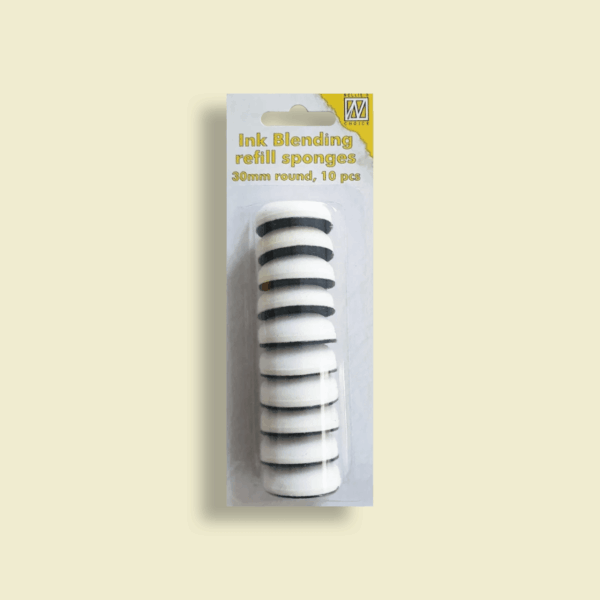 Ink Blending sponsjes 30mm - refill (voor ink applicator van Nellie's Choice)