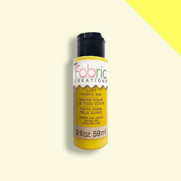 Soft Fabric Ink – Fabric Creations (59ml) - Real Yellow