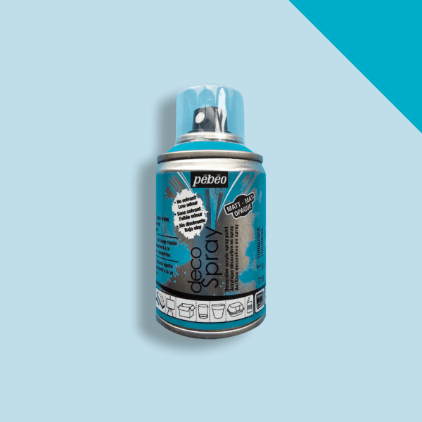 Spuitbus verf – Deco Spray van Pebeo (Mat) 100ml - Turquoise