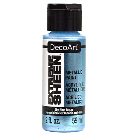 Acrylic Paint Metallic – Extreme Sheen DecoArt (59ml) - Sky Blue Topaz