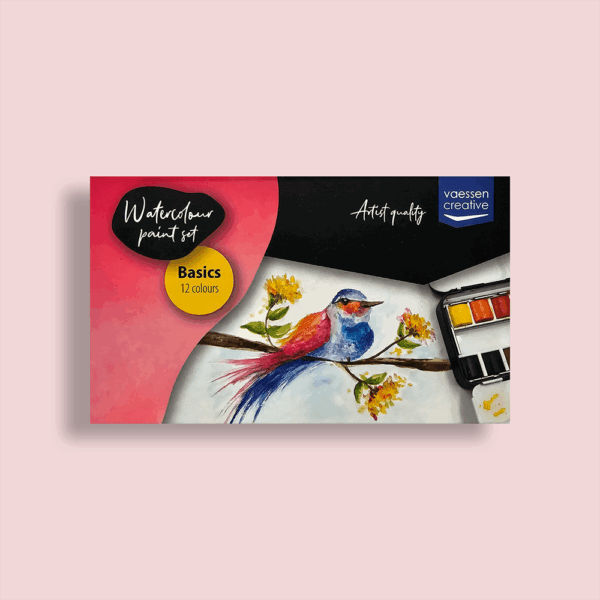 Aquarelverf Vaessen Creative 12 Basis kleuren