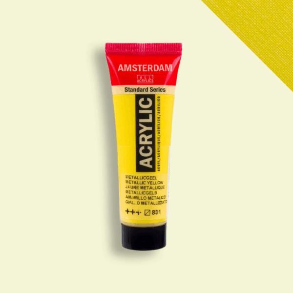 Amsterdam Acrylverf Kleurrijke Metallic (Tube 20ml) - Metallic Yellow
