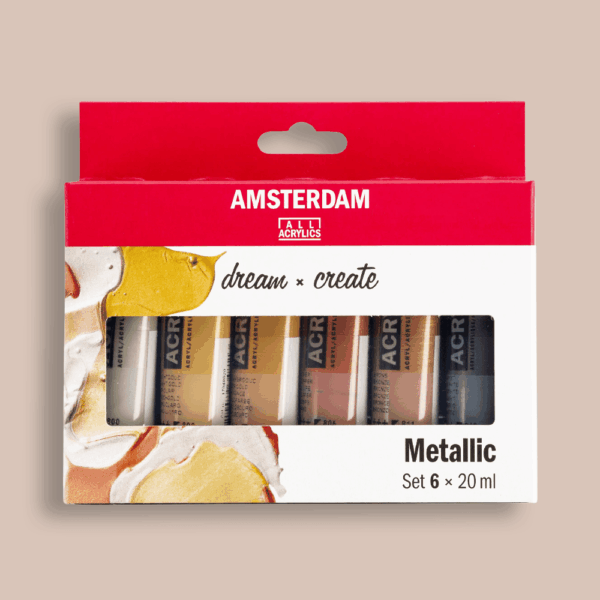 Amsterdam Acrylverf Metallic Set 6 x 20ml