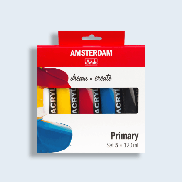 Amsterdam Acrylverf Primary Set 5 x 120ml