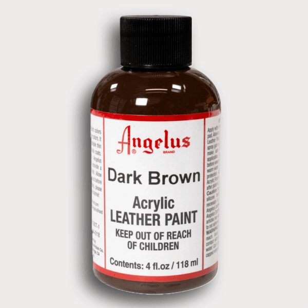 Leather Paint Angelus (118ml) - Dark Brown