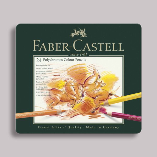 Faber-Castell Polychromos Pencil Set of 24 Pieces