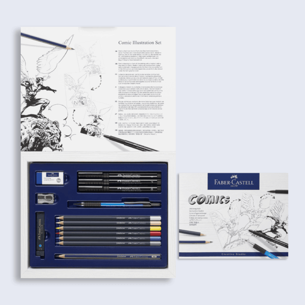 Comic illustratie set Faber-Castell