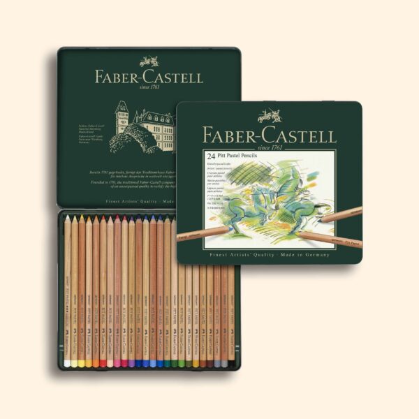 Faber-Castell Pitt Pastelpotlodenset à 24 stuks