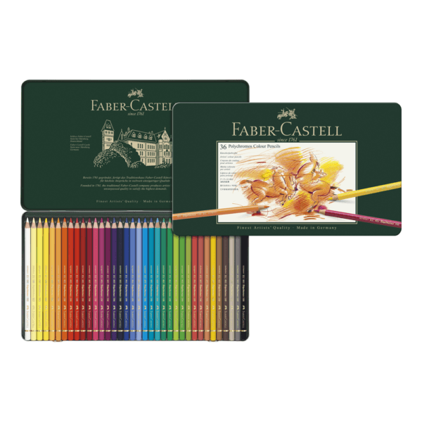 Faber Castell Polychromos 36 kleurpotloden set in blik