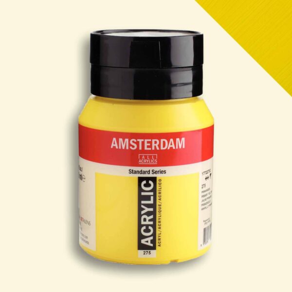 Amsterdam Acrylverf Pot 500 ml - Primairgeel
