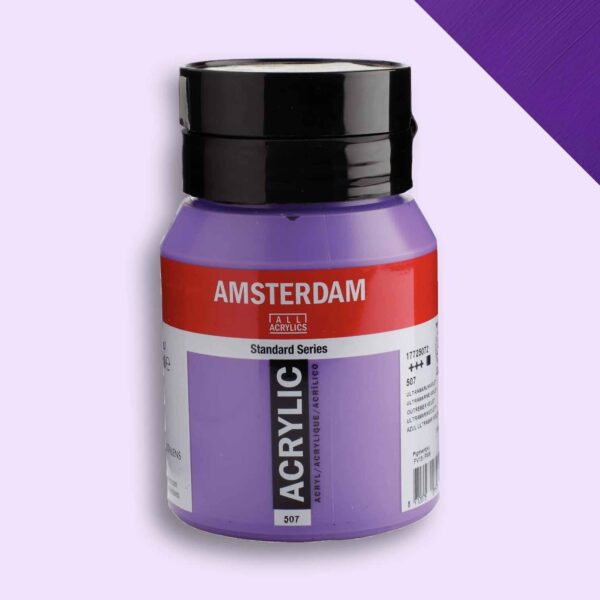 Amsterdam Acrylverf Pot 500 ml - Ultramarijnviolet